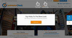 Desktop Screenshot of contractorcheck.ca