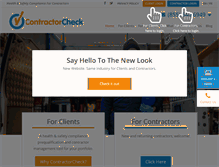 Tablet Screenshot of contractorcheck.ca